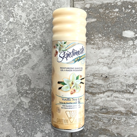 NEW Skintimate Moisturizing Shave Gel, Vanilla Sugar Scent w/Shea Butter & Vit E - Picture 2 of 6